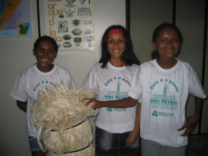 Alunas do colégio Frei Othmar